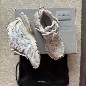 Balenciaga Runners Women White Sneakers